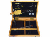 Набор инструментов AIRFLO Expert Fly Tying Vice&Tools In Wood Case