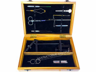 Набор инструментов AIRFLO Fly Tying Vice & Tools In Wooden Case