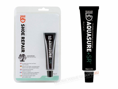 Клей для ремонта обуви McNETT Aquasure + SR Shoe Repair Glue