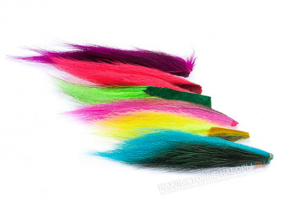 Набор хвостов оленя WAPSI Bucktail Assortment Six Fluo Colors