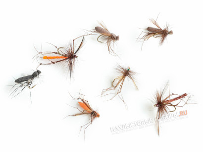 Набор сухих мушек FULLING MILL Daddy Longlegs Selection