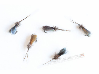 Набор реалистичных сухих мушек HEMINGWAY'S Caddis